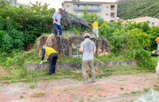 奄美大島ライオンズクラブ 清掃作業写真